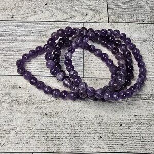 Amethyst Crystal Stretch Bracelet